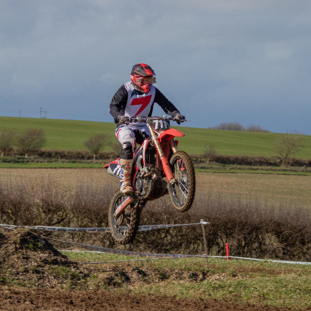 "Hampton MX 29th Feb 2020" by Dorset Rural Photography - £5.00 "Hampton MX 29th Feb 2020" stock image