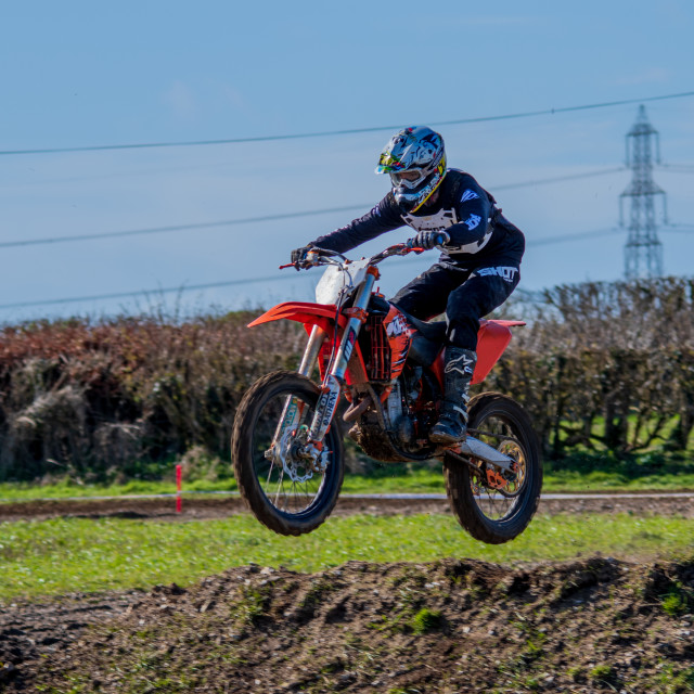"Hampton MX 29th Feb 2020" by Dorset Rural Photography - £5.00 "Hampton MX 29th Feb 2020" stock image