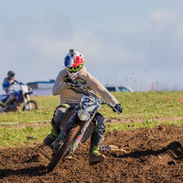 "Hampton MX 29th Feb 2020" by Dorset Rural Photography - £5.00 "Hampton MX 29th Feb 2020" stock image