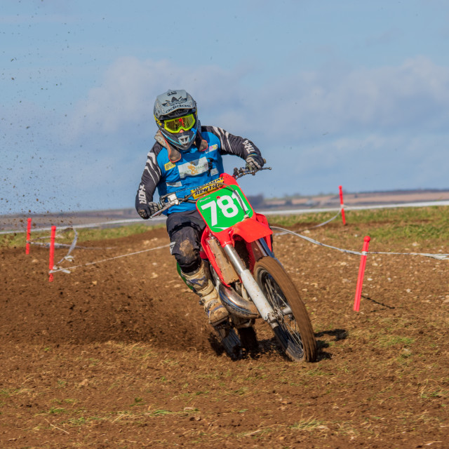 "Hampton MX 29th Feb 2020" by Dorset Rural Photography - £5.00 "Hampton MX 29th Feb 2020" stock image