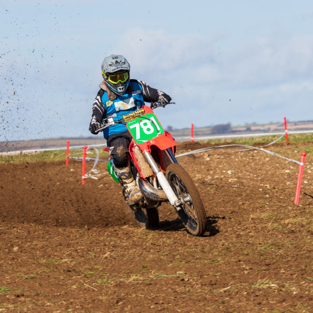 "Hampton MX 29th Feb 2020" by Dorset Rural Photography - £5.00 "Hampton MX 29th Feb 2020" stock image
