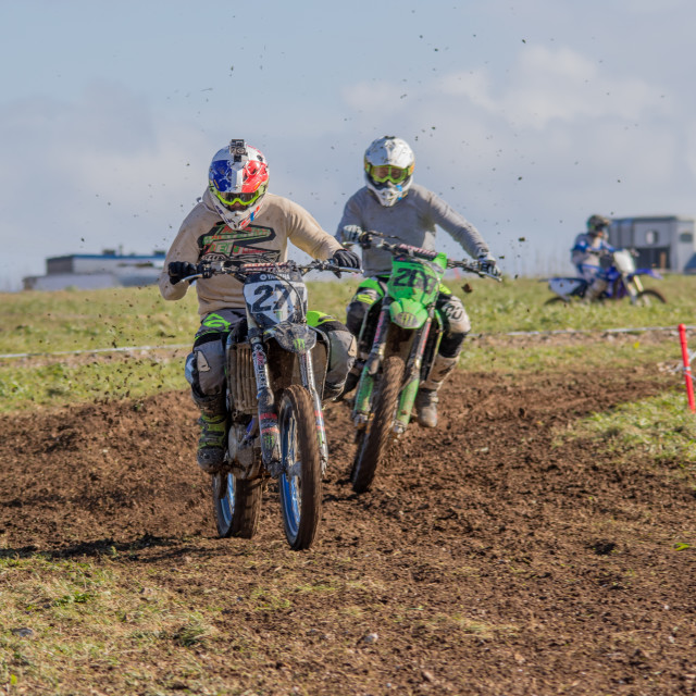 "Hampton MX 29th Feb 2020" by Dorset Rural Photography - £5.00 "Hampton MX 29th Feb 2020" stock image