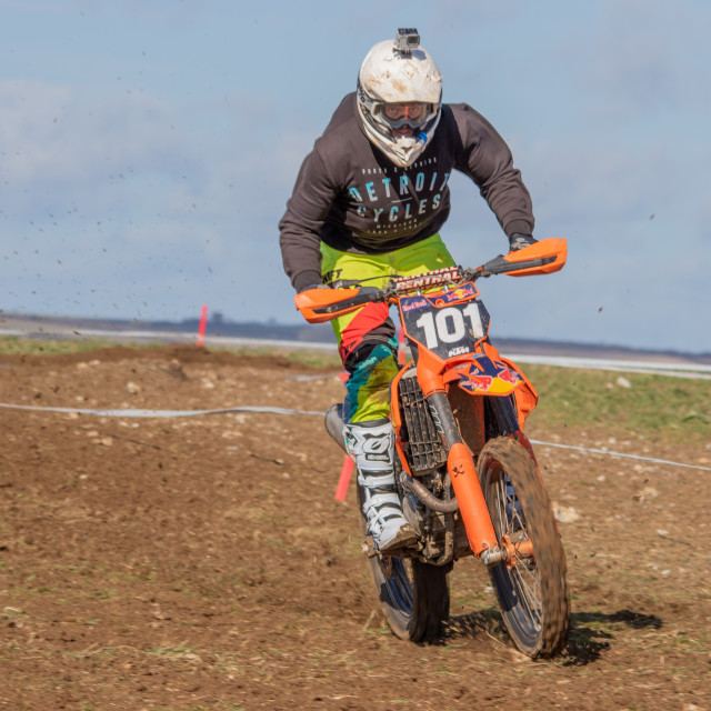 "Hampton MX 29th Feb 2020" by Dorset Rural Photography - £5.00 "Hampton MX 29th Feb 2020" stock image