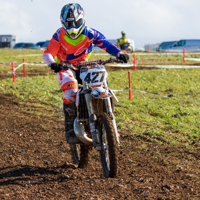 "Hampton MX 29th Feb 2020" by Dorset Rural Photography - £5.00 "Hampton MX 29th Feb 2020" stock image