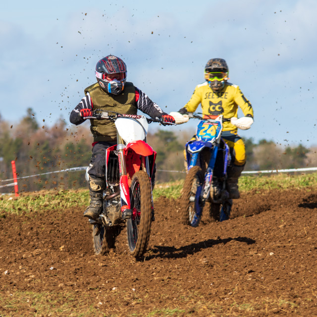 "Hampton MX 29th Feb 2020" by Dorset Rural Photography - £5.00 "Hampton MX 29th Feb 2020" stock image