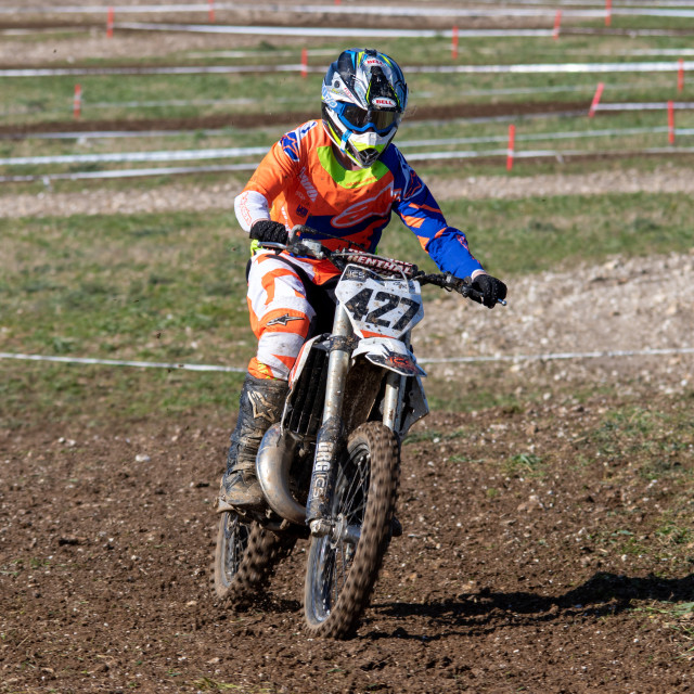 "Hampton MX 29th Feb 2020" by Dorset Rural Photography - £5.00 "Hampton MX 29th Feb 2020" stock image