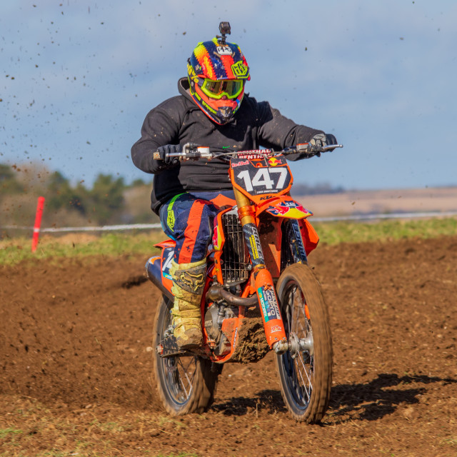 "Hampton MX 29th Feb 2020" by Dorset Rural Photography - £5.00 "Hampton MX 29th Feb 2020" stock image