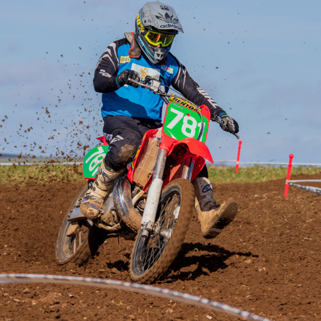 "Hampton MX 29th Feb 2020" by Dorset Rural Photography - £5.00 "Hampton MX 29th Feb 2020" stock image