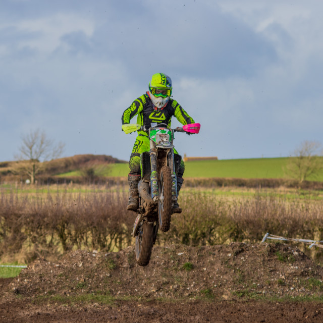 "Hampton MX 29th Feb 2020" by Dorset Rural Photography - £5.00 "Hampton MX 29th Feb 2020" stock image
