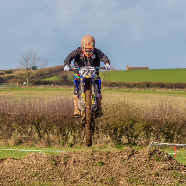 "Hampton MX 29th Feb 2020" by Dorset Rural Photography - £5.00 "Hampton MX 29th Feb 2020" stock image