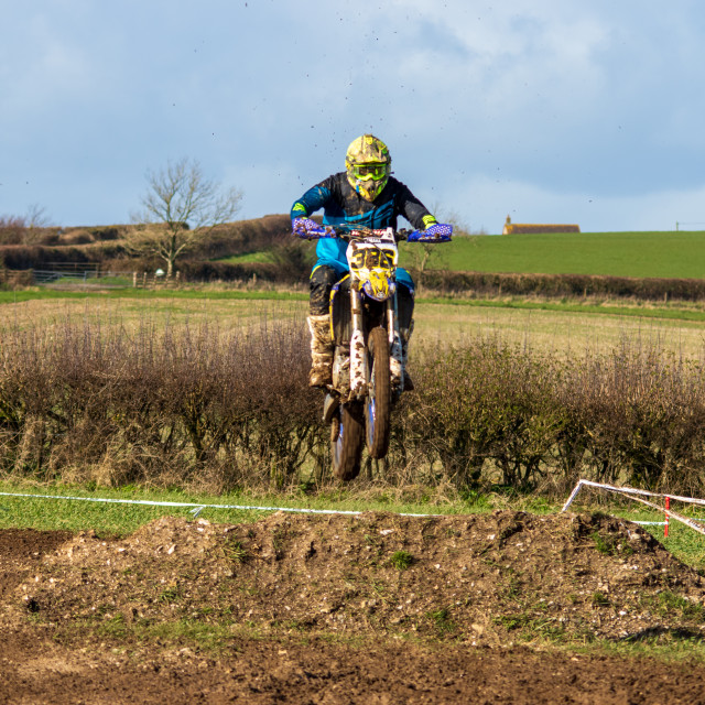 "Hampton MX 29th Feb 2020" by Dorset Rural Photography - £5.00 "Hampton MX 29th Feb 2020" stock image