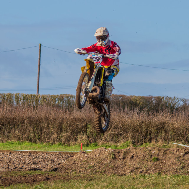 "Hampton MX 29th Feb 2020" by Dorset Rural Photography - £5.00 "Hampton MX 29th Feb 2020" stock image