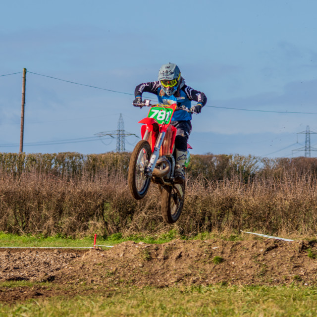 "Hampton MX 29th Feb 2020" by Dorset Rural Photography - £5.00 "Hampton MX 29th Feb 2020" stock image