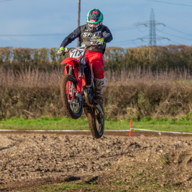 "Hampton MX 29th Feb 2020" by Dorset Rural Photography - £5.00 "Hampton MX 29th Feb 2020" stock image