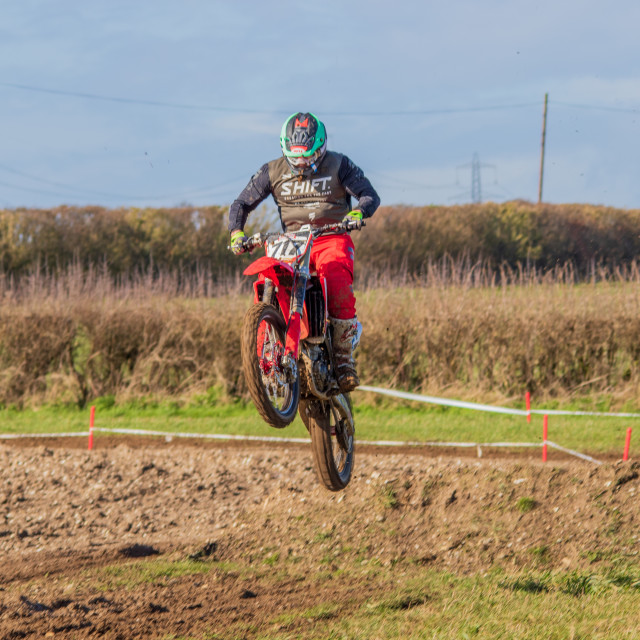 "Hampton MX 29th Feb 2020" by Dorset Rural Photography - £5.00 "Hampton MX 29th Feb 2020" stock image