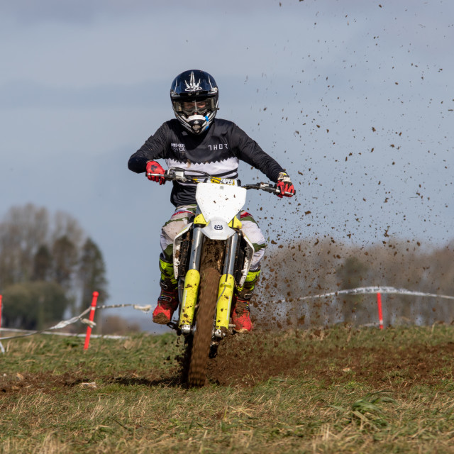 "Hampton MX 29th Feb 2020" by Dorset Rural Photography - £5.00 "Hampton MX 29th Feb 2020" stock image