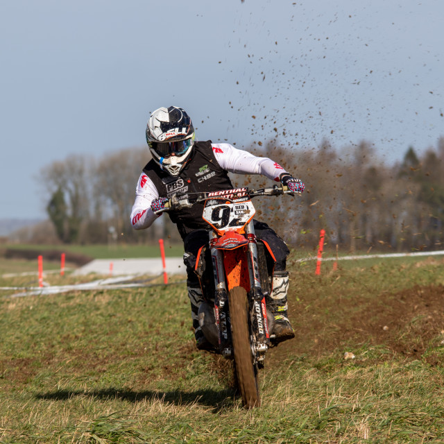 "Hampton MX 29th Feb 2020" by Dorset Rural Photography - £5.00 "Hampton MX 29th Feb 2020" stock image