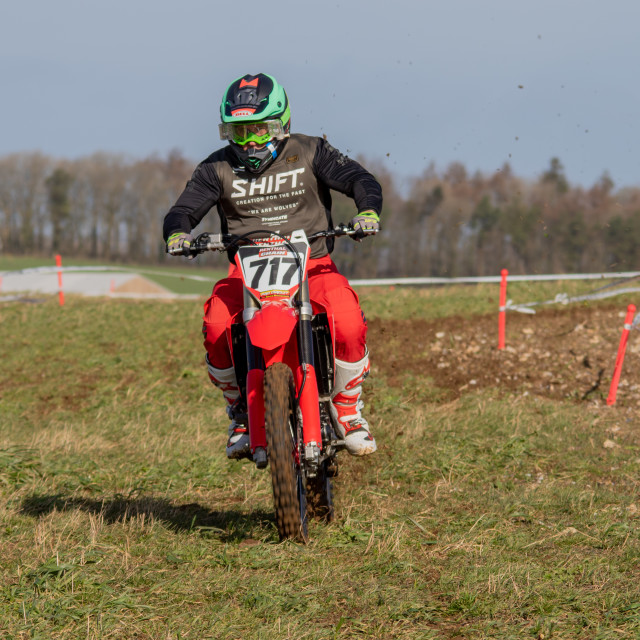 "Hampton MX 29th Feb 2020" by Dorset Rural Photography - £5.00 "Hampton MX 29th Feb 2020" stock image