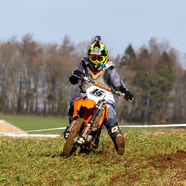"Hampton MX 29th Feb 2020" by Dorset Rural Photography - £5.00 "Hampton MX 29th Feb 2020" stock image