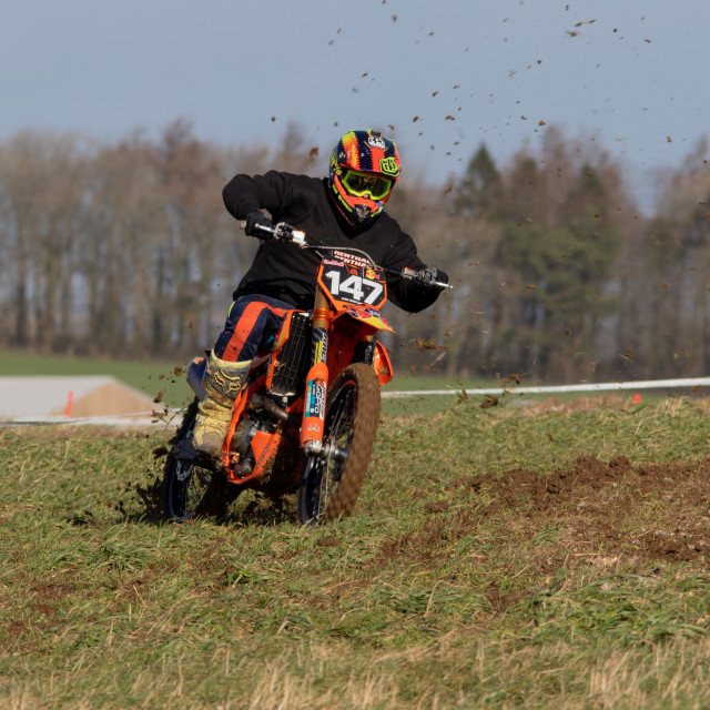"Hampton MX 29th Feb 2020" by Dorset Rural Photography - £5.00 "Hampton MX 29th Feb 2020" stock image