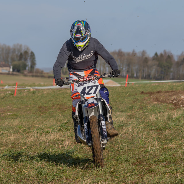 "Hampton MX 29th Feb 2020" by Dorset Rural Photography - £5.00 "Hampton MX 29th Feb 2020" stock image