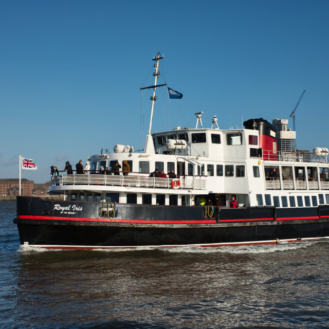 "Ferry across the Mersey" stock image