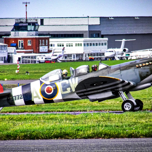 "Supermarine Spitfire" stock image