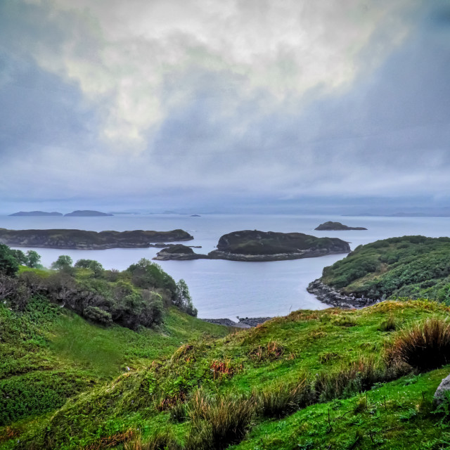 "Eddrachillis Bay, Scotland" stock image