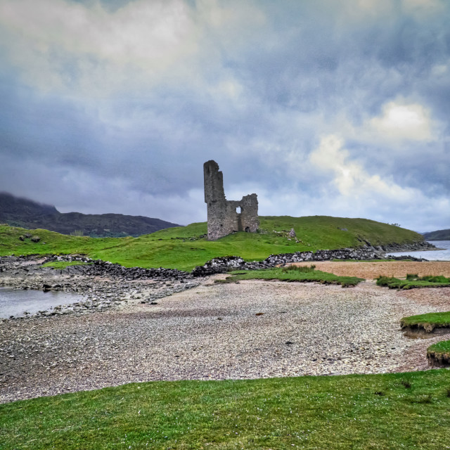 "Ardvreck Castle, Scotland" stock image