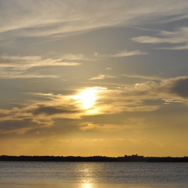 "Sunset in Florida" by Janille Eclavea - $6.20 "Sunset in Florida" stock image