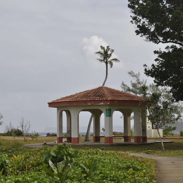 "Pavilion in Guam" by Janille Eclavea - $6.20 "Pavilion in Guam" stock image