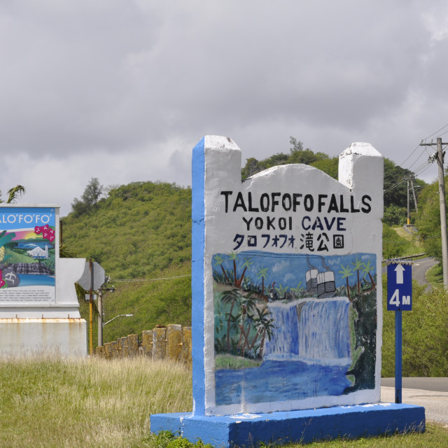 "Entrance to Talofofo Falls" by Janille Eclavea - $6.20 "Entrance to Talofofo Falls" stock image