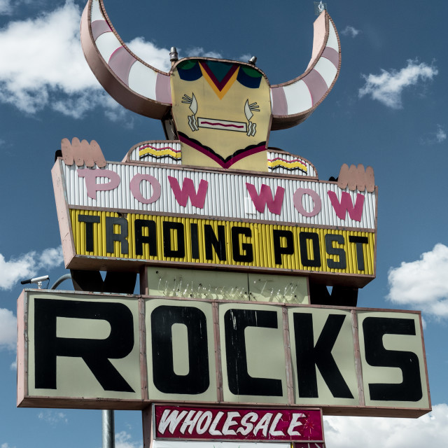 "Pow Wow Trading Pos" by JOHN MOUNT - $25.14 "Pow Wow Trading Pos" stock image