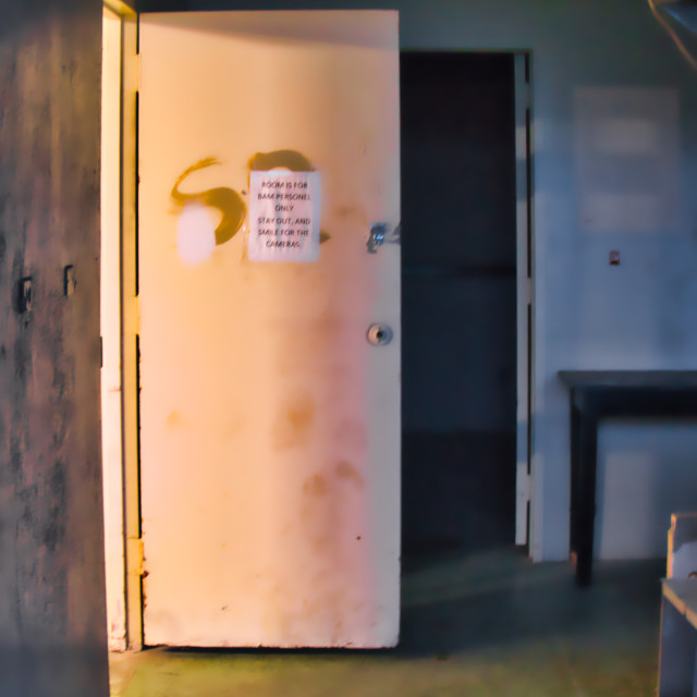 "A sunlit door in an old building" by JOHN MOUNT - $25.14 "A sunlit door in an old building" stock image