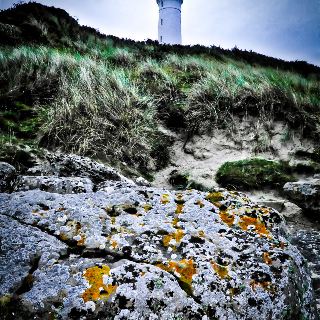 "Lighthouse, Scotland" stock image