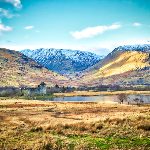 "Highlands of Scotland" stock image