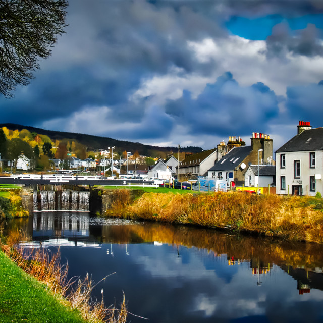 "Ardrishaig, Scotland" stock image