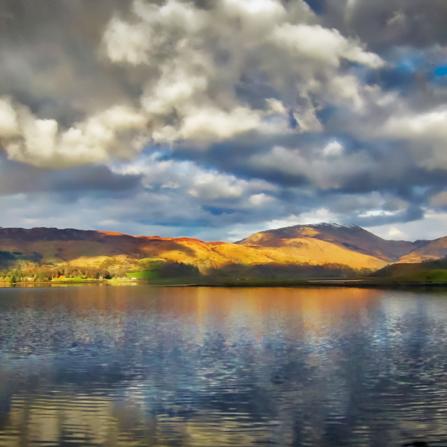 "Beautiful Scottish Loch." stock image