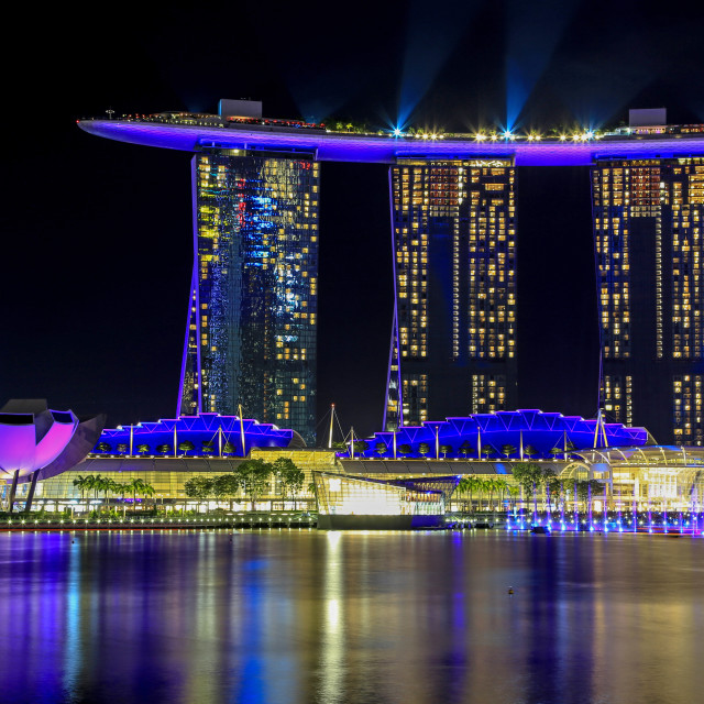 "Marina Bay, Singapore" stock image