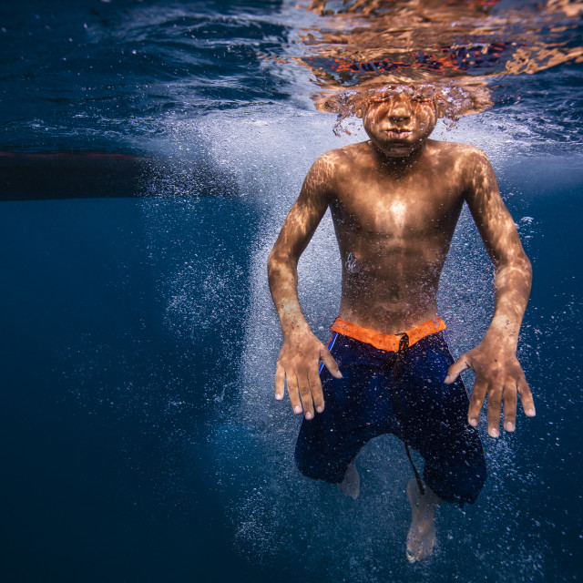 "Spliting the surface" by Huub Waaldijk - £40.00 "Spliting the surface" stock image