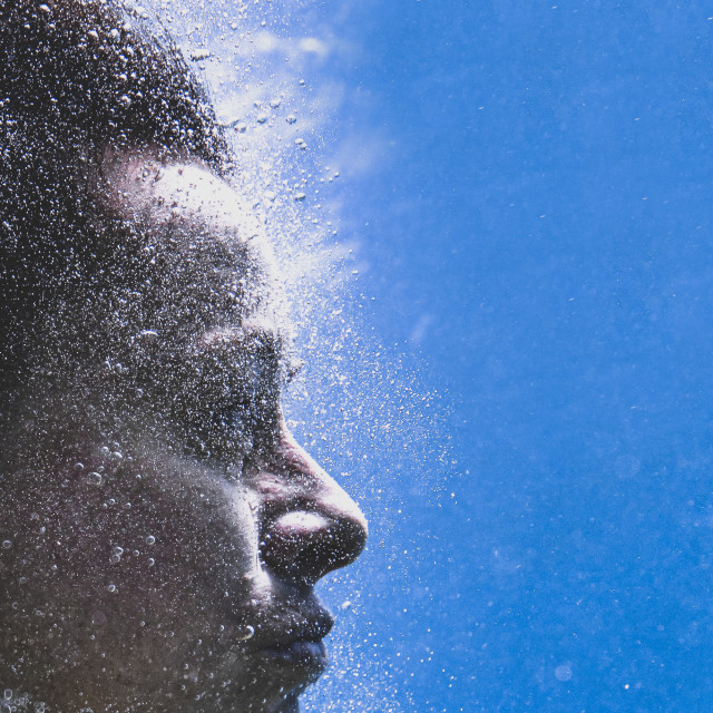 "Mastering Airbubbles" stock image