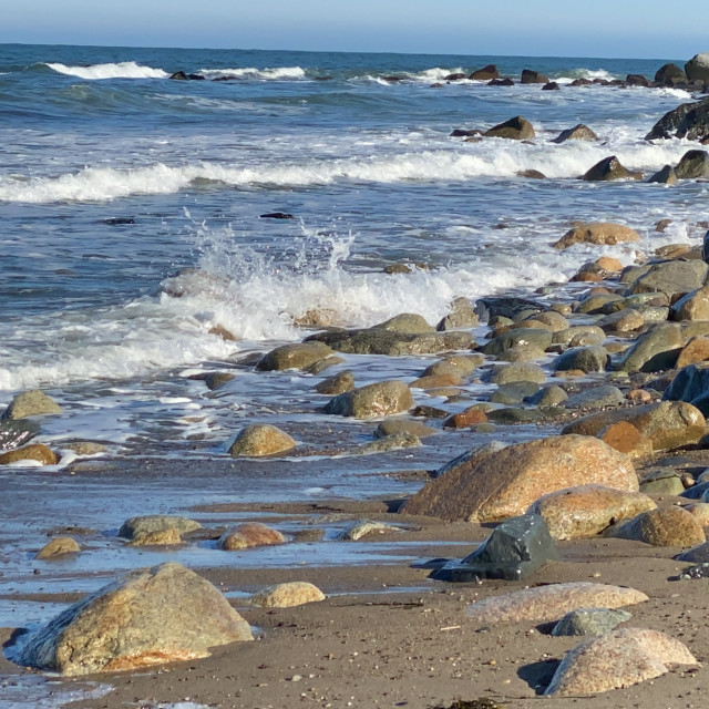 "Splashing waves" stock image