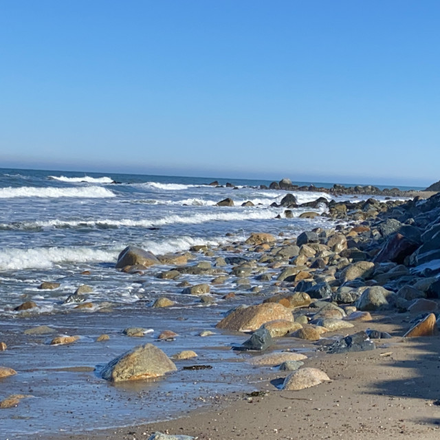 "Rocky beach" stock image