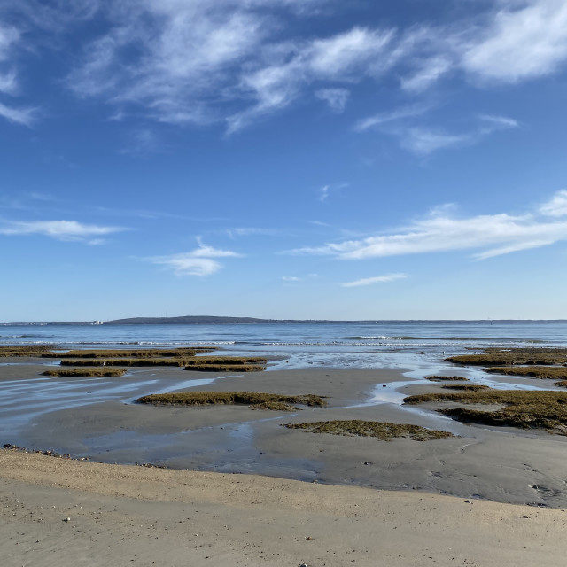 "Saquish flats" stock image