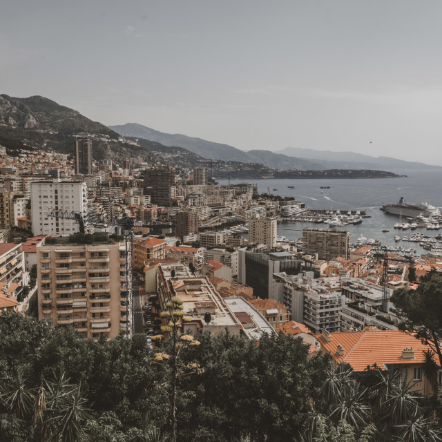 "Bonjour Monaco" stock image