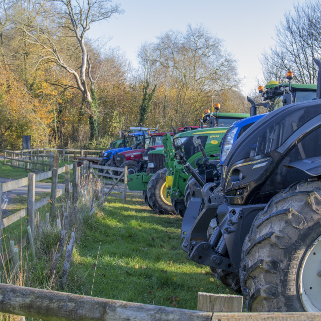 "KMC Tractor Run 2019" by Dorset Rural Photography - £5.00 "KMC Tractor Run 2019" stock image