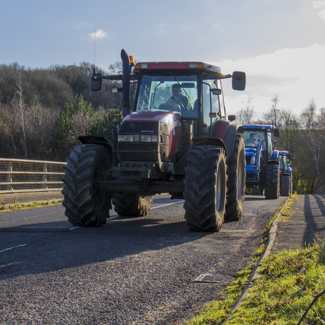 "KMC Tractor Run 2019" by Dorset Rural Photography - £5.00 "KMC Tractor Run 2019" stock image
