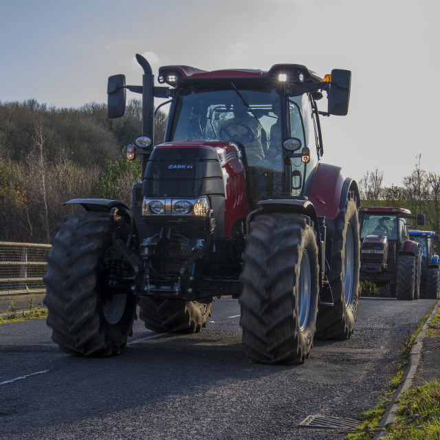"KMC Tractor Run 2019" by Dorset Rural Photography - £5.00 "KMC Tractor Run 2019" stock image
