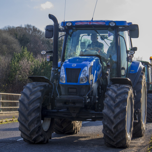 "KMC Tractor Run 2019" by Dorset Rural Photography - £5.00 "KMC Tractor Run 2019" stock image