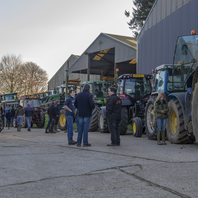 "KMC Tractor Run 2019" by Dorset Rural Photography - £5.00 "KMC Tractor Run 2019" stock image